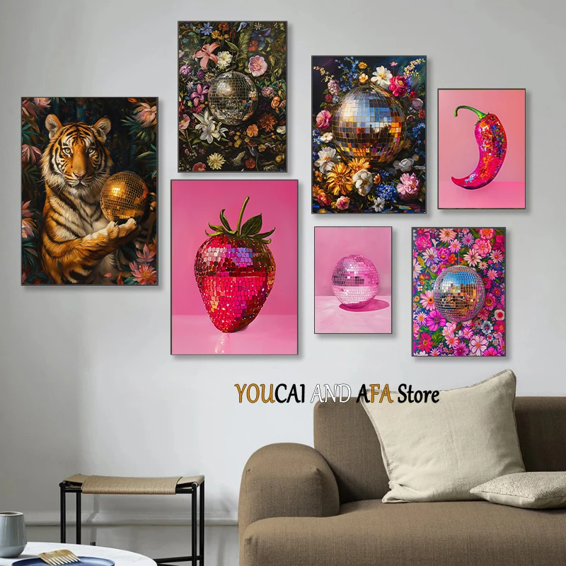 Floral Disco Ball 9…