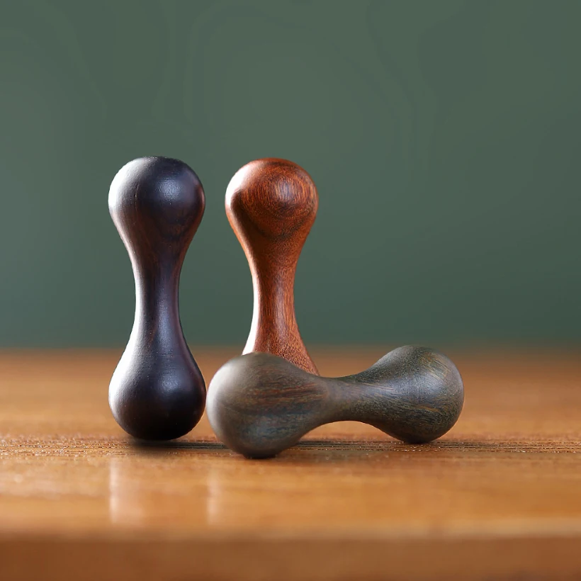 

Деревянная гантель для пальцев для взрослых - инструмент для расслабления и восстановления с эргономичным дизайном, портативный тренажер для суставов пальцев