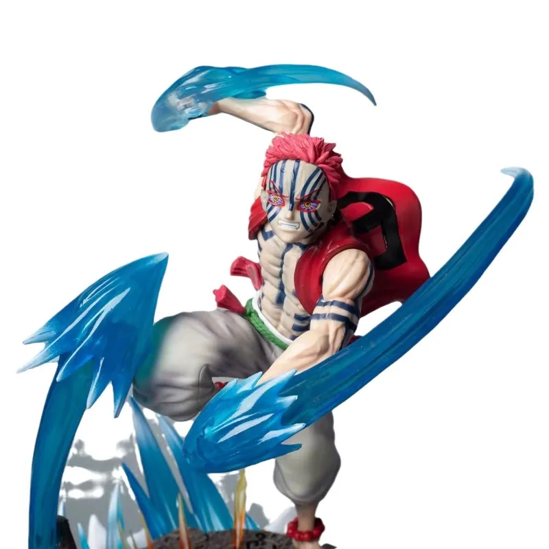 アニメ鬼滅の刃 赤鬼フィギュア 煉獄杏寿郎 黒死牟 アクションフィギュア PVC製フィギュア モデル装飾品 コレクタブル テーブルクラフト