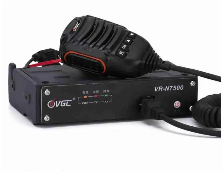 

VERO VR-N7500 50W VHF/UHF Headless Mobile HAM Radio with BT And App Programming