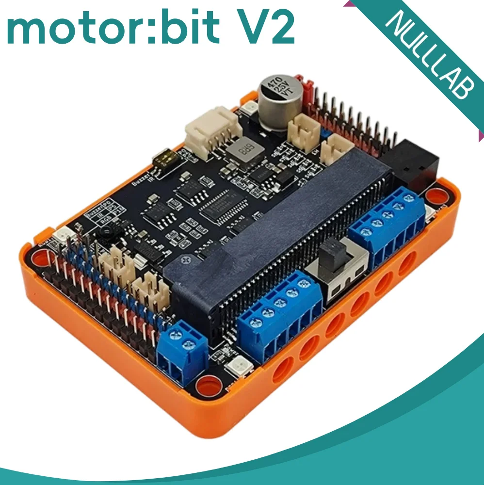Microbit Motor Drive Expansion Board PCA9685 PWM Driver 6-16V Support 4 DC Motors & 8 Servos Beginner Starter Kit for BBC Micro