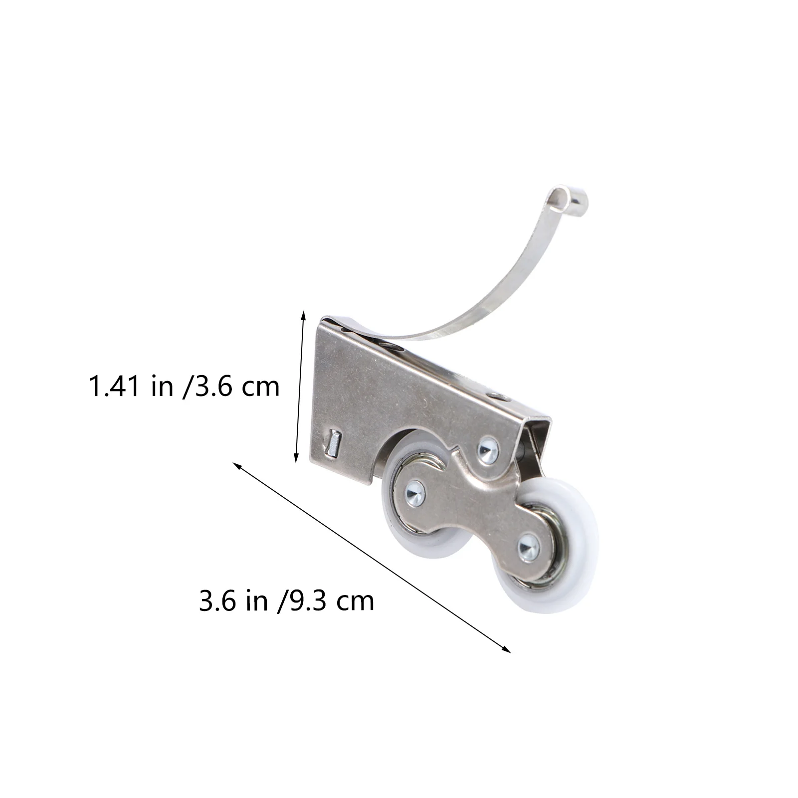 

2pcs Sliding Door Rollers Double Wheel Replacement Heavy Duty Wardrobe Closet Barn Door Wheels Durable Corrosion Resistant