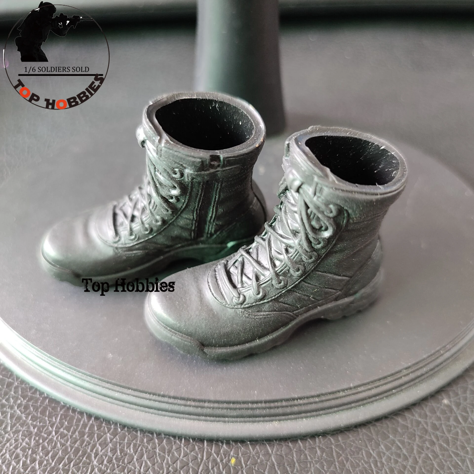 Clearance Vstoys 1/6 Male Combat Boots Policeman Shoes Hollow Soft Rubber Boots Fit 12Inch Body Action Figure In Store