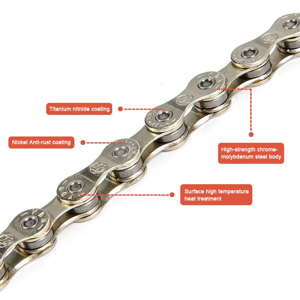 سلسلة YBN 8/ 9/10 للدراجة الجبلية خفيفة الوزن مناسبة لعجلة الموازنة المتغيرة السرعة من SHIMANOSRAM #4