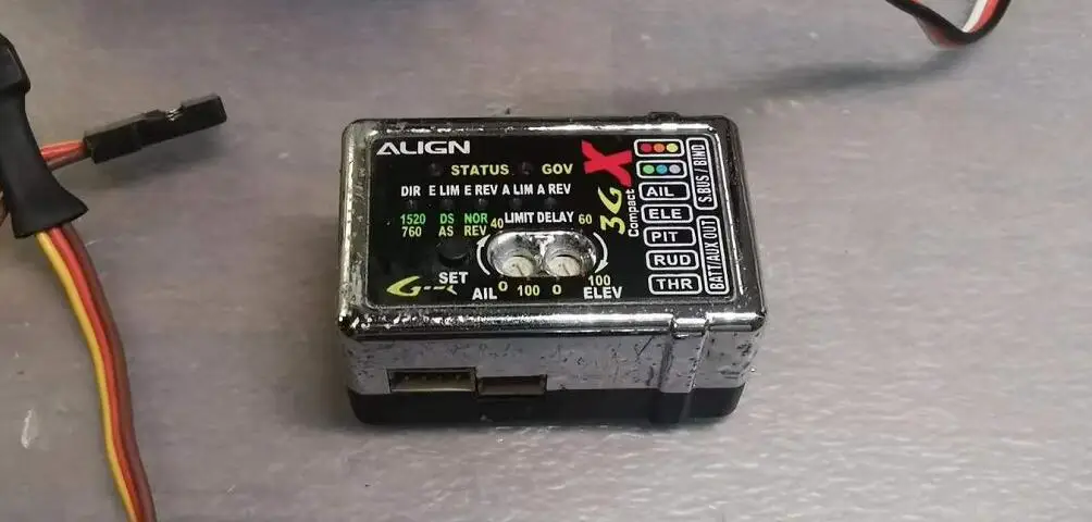 Align 3GX Programmable Flybarless System For ALZ KDS T-rex 200 450 500 550 700 FBL RC Helicopter Futaba JR DSM2 Spektrum