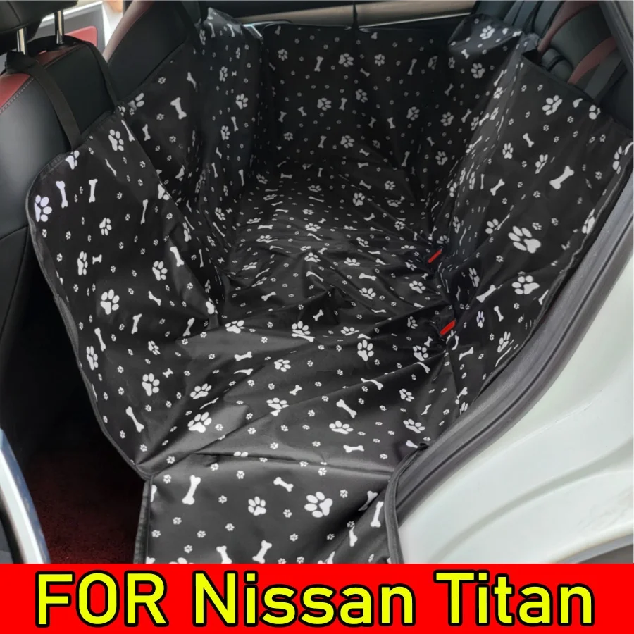 

FOR Nissan Titan 2009-20231pc Full Coverage Car Anti-dirty Pet Mat, Waterproof & Wear-resistant for Car Rear Seat, Thickened