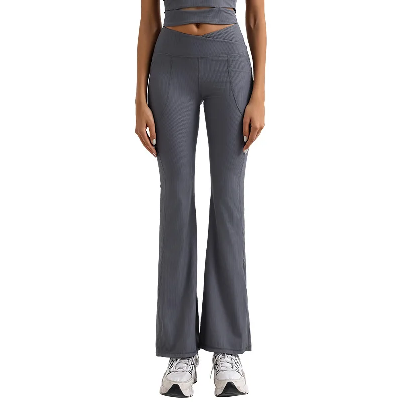 Mulheres bell-bottoms hip levantamento feminino esportes leggings de cintura alta leggings de fitness push up yoga leggings roupas de ginásio esportes apertados