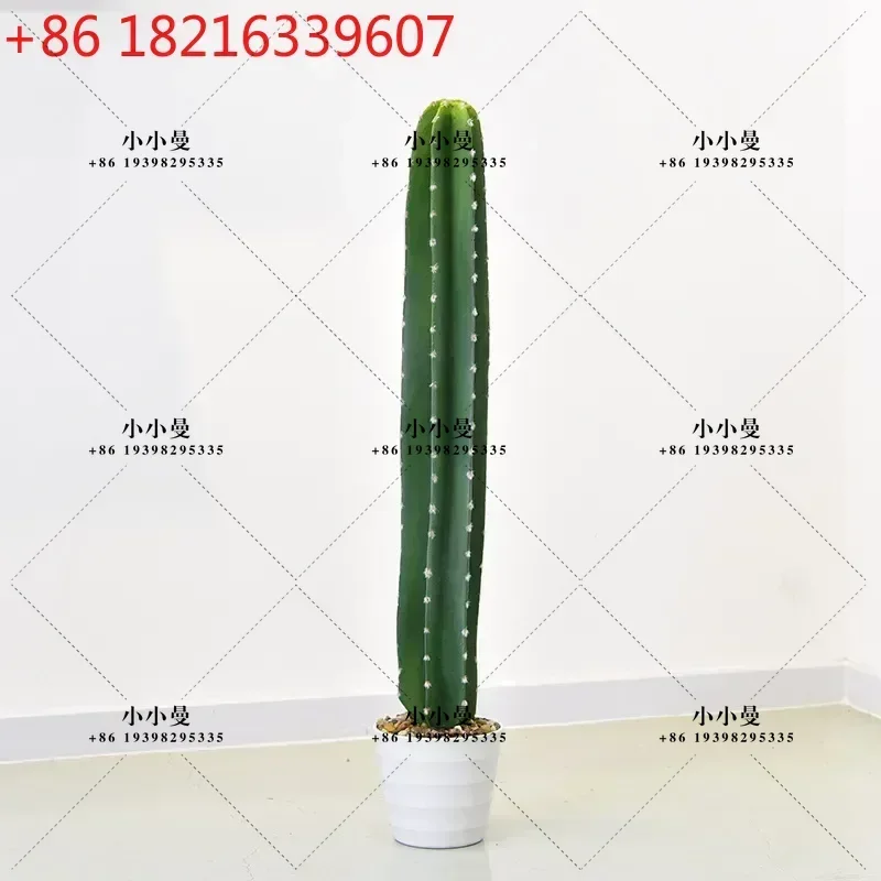 YAO Cactus Plants Potted Fake Succulent Foam Desert Thorn Ball False Potted Tree for Home Shop Decor