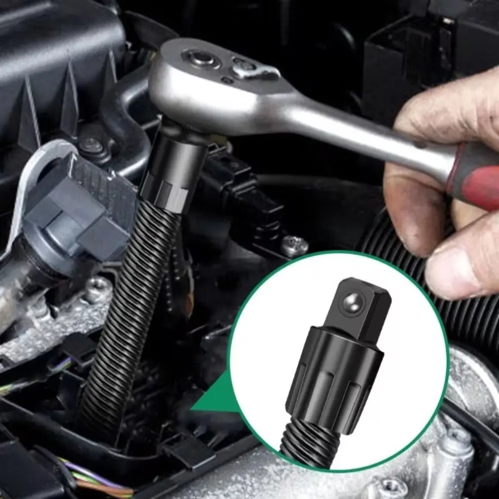 Barra de extensión de enchufe de 12,5mm, accesorios de herramientas eléctricas, varilla adaptadora de enchufe de resorte, llave Flexible Universal, varilla de conexión para llave