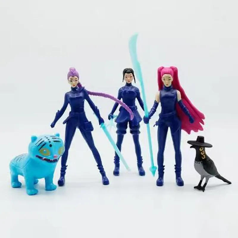 Anime Kpop Demon Hunters Figure Model Toy Cartoon Gaming Peripherals Desk Decoration Collection Figures Model Toy For Kid Gift