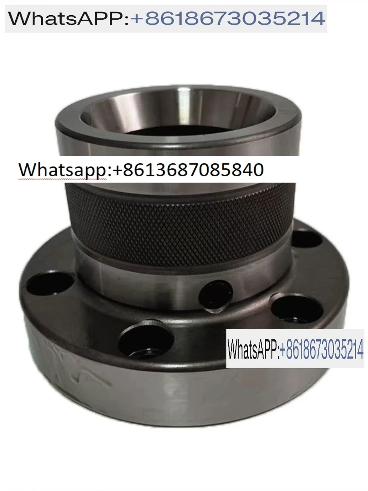 

Lathe spindle head A2-5 with 0640 chuck flange sleeve The mounting holes are 6 holes