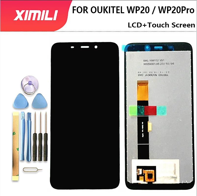 5.93 Inch For Original OUKITEL WP20 & WP20 Pro LCD Display + Touch Screen Module Repair Replacement