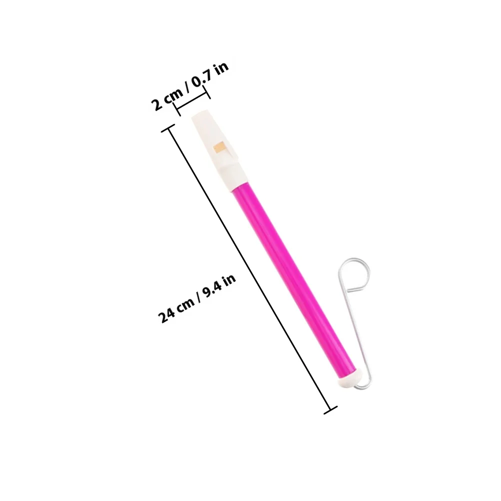 2 stuks draagbare schuiffluit voor kinderen Hoogwaardige kunststof constructie Vakmanschap Creatief muziekinstrument voor stress