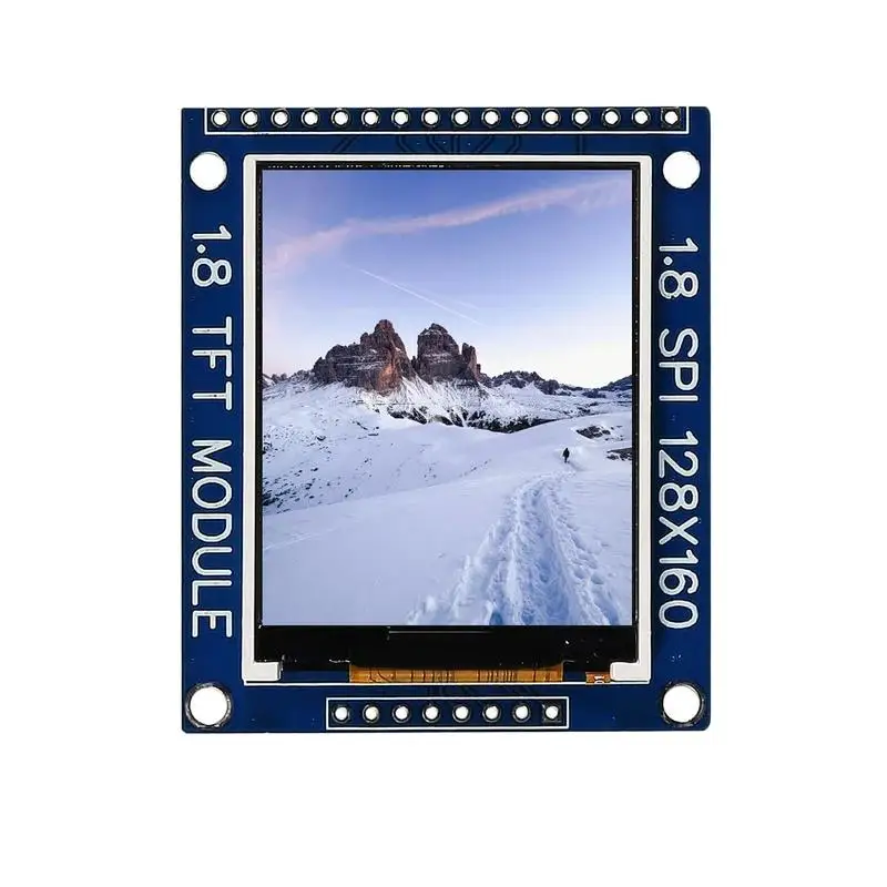 

1.8 Inch Serial SPI TFT LCD Module 128x160 Display PCB Adapter IC Dot Matrix 3.3V 5V IO Inerface Cmmpatible For Arduino