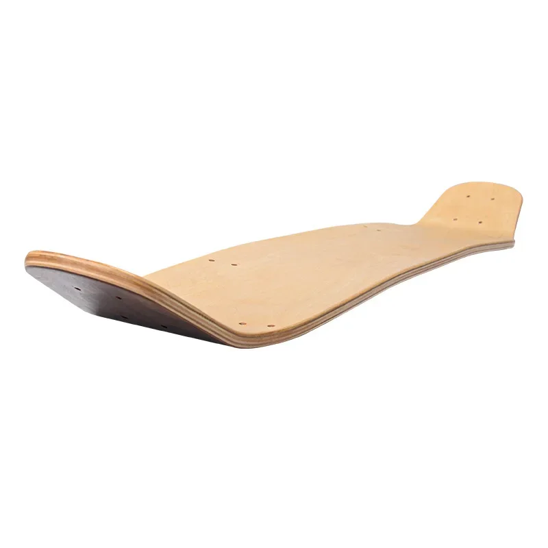 Wide mountain cross-country skateboard kite board longboard, maple double warp electric skateboard beach grass skateboard