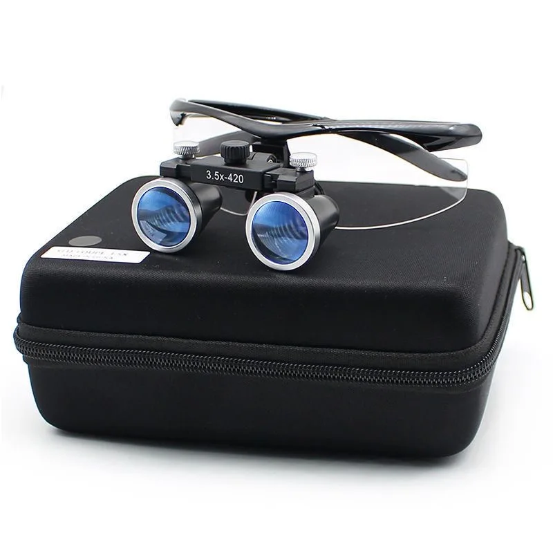 2.5X 3.5X dental surgical magnifying glass with LED light, the product is good because its quality is guaranteed