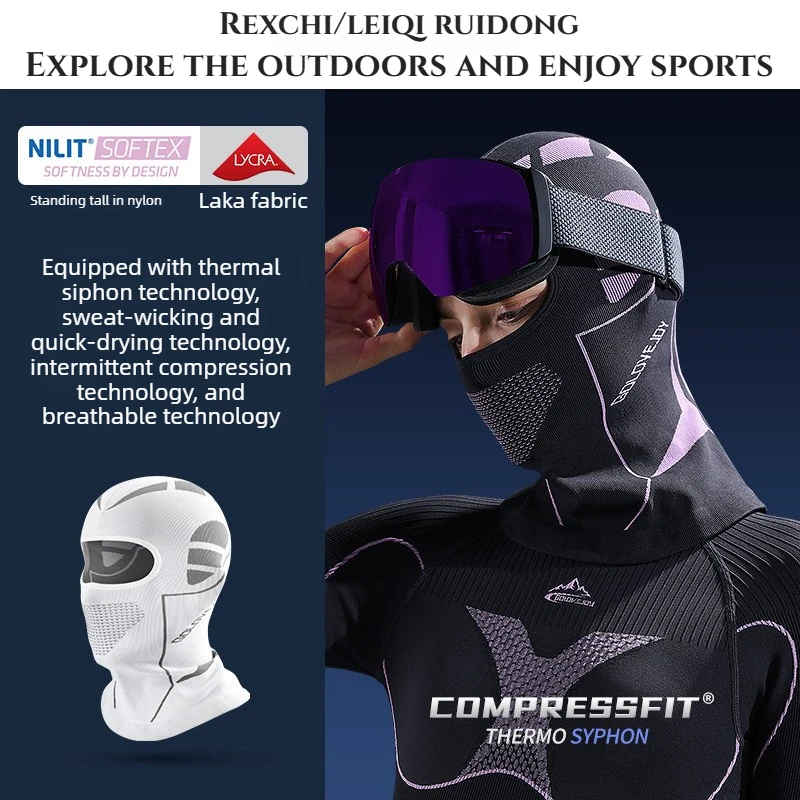 

Мужской и женский морозостойкий термошарф, зимняя лыжная шапка, Балаклава, полнолицевая маска, лыжный велосипедный охотничий чехол для шеи, подкладка для шлема, кепка