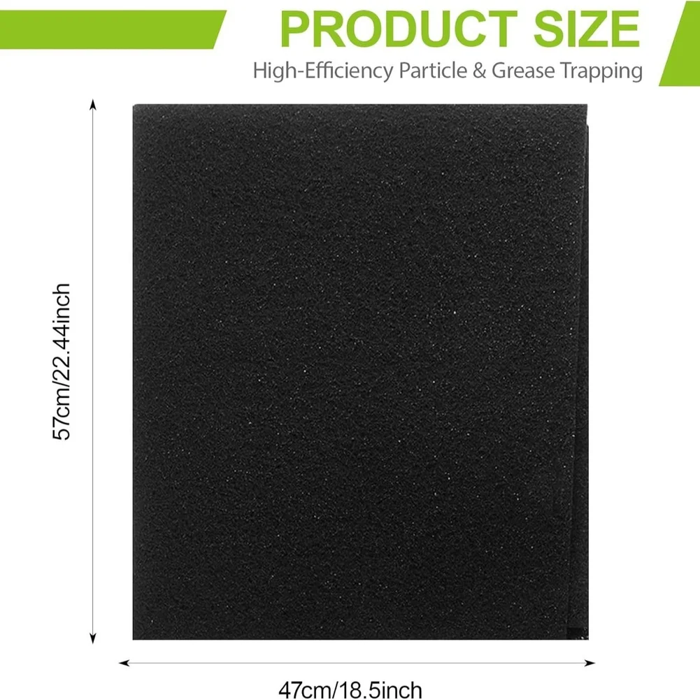 Range Hood Replacement Filter Cotton with Activated Carbon 570 x 470 x 3 mm For Smoke Absorption and Air Purification view 6