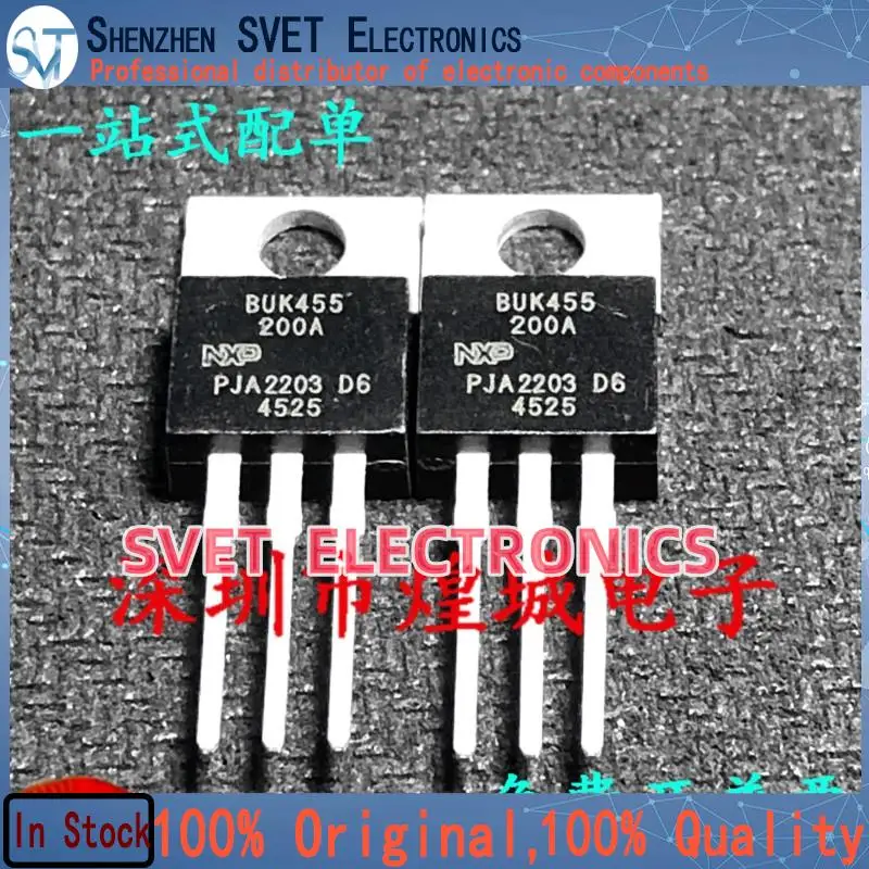 10PCS-50PCS  BUK455-200A  TO-220 MOS 200V 14A   Original In Stock Fast shipping