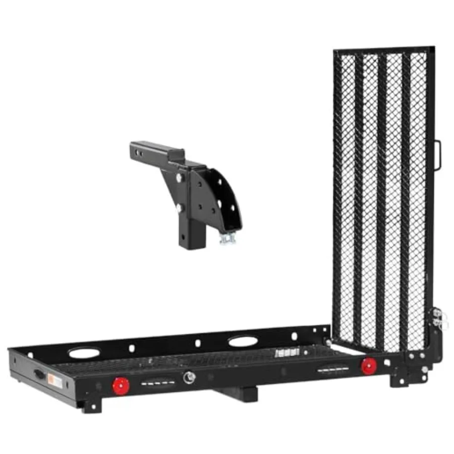 

Silver Spring 400 lb Hitch Scooter Carrier with Adjustable Adapter for Secure and Easy Transport of Mobility Scooters Compatibl