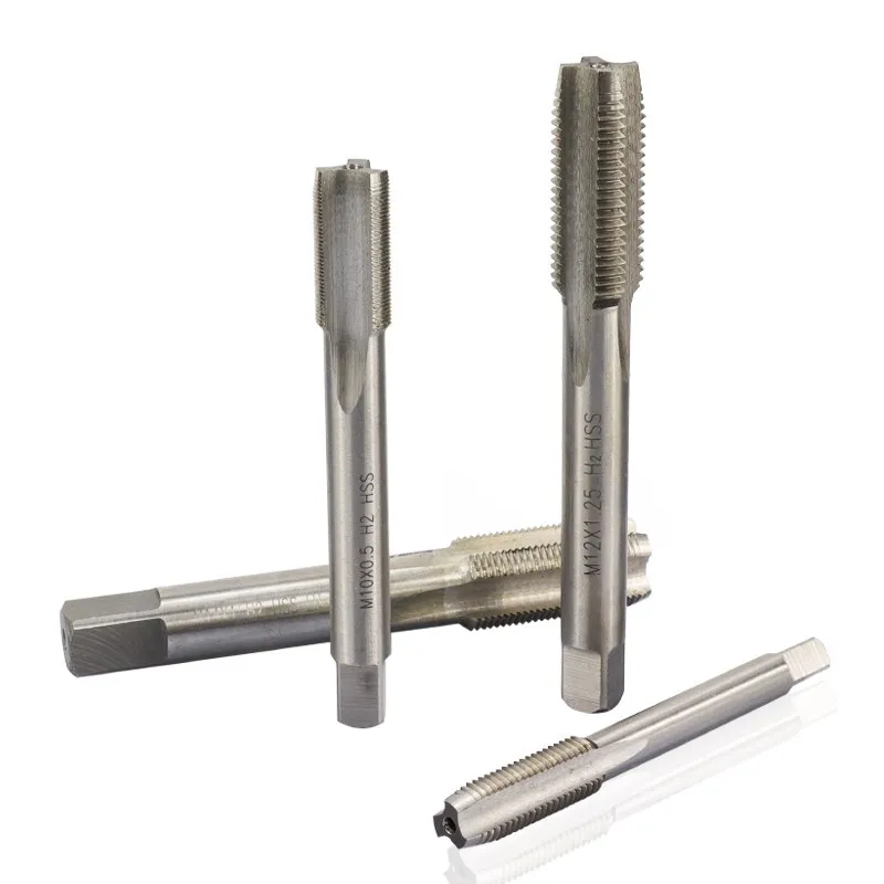 1pc Right Hand Machine Plug Tap Metric Thread Screw Tap Drill M2-M20 HSS Metalworking Threading Tools