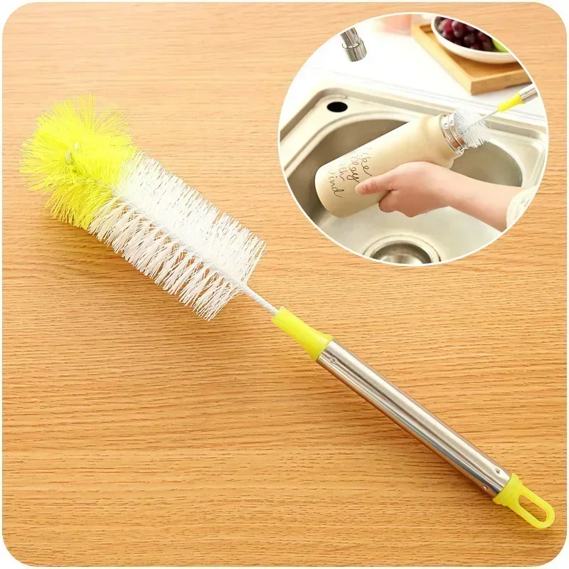 10pc Baby Bottle Brushes for Cleaning Kids Milk Feed Bottle Nipple Nozzle Tube Long Handle Water Bottle Cleaning Brush Tools