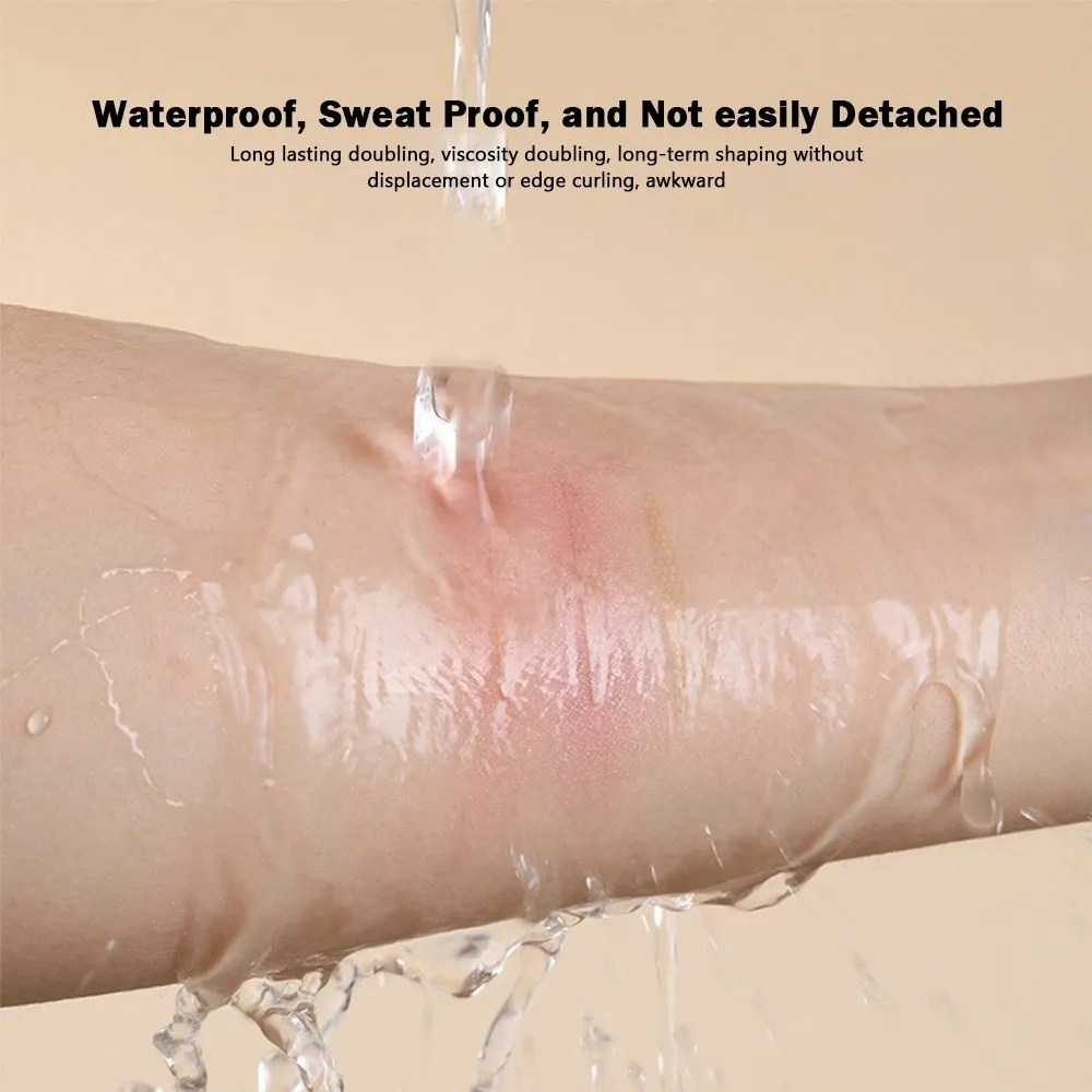 جديد طويل الأمد شريط الجفن المزدوج Sweatproof مقاوم للماء شريط الجفن شبكة طبيعية شريط الجفن يشكلون #4