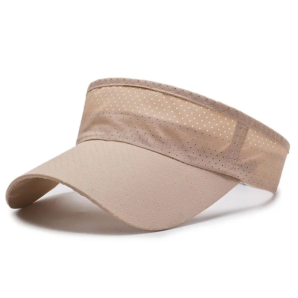 Sombreros de sol transpirables para hombre y mujer, gorra ajustable con protección solar, UV, visera de tenis deportiva, protección solar sólida, para correr, D8F7