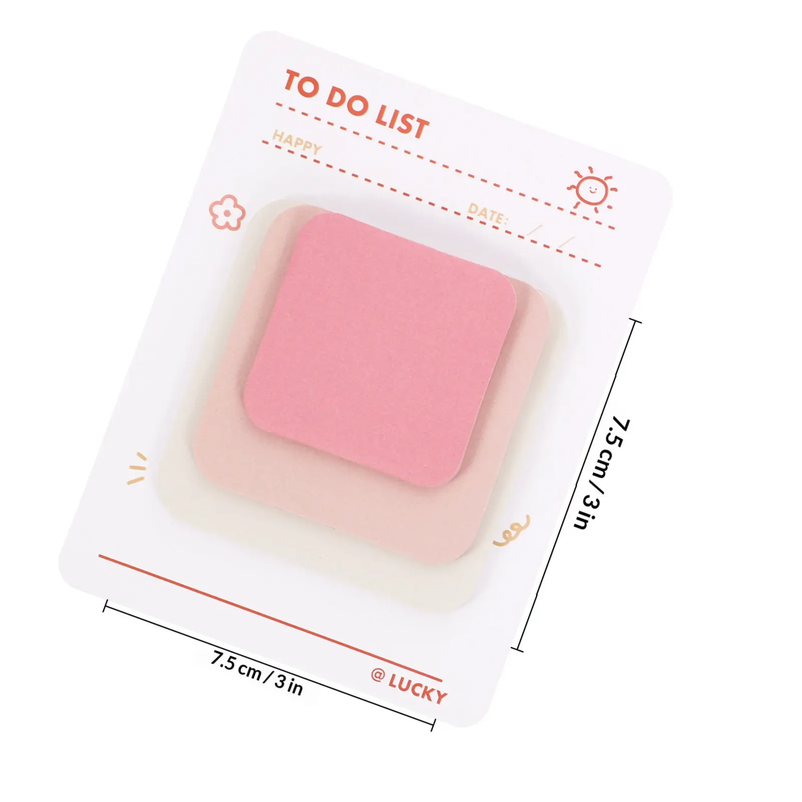 4Pcs Lovely Stylish Memo Pads Set Smooth Writing Adhesive Note Pads Compact Book Tabs Reading Page Markers Students Supplies