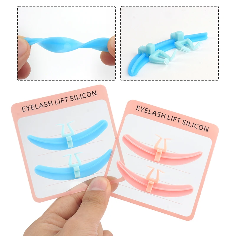 4pcs Eyelash Extension Separator Silicone Perm Pads Reusable Lash Extension Aid Patch For Eyelashes Lifting Beginner Makeup Tool