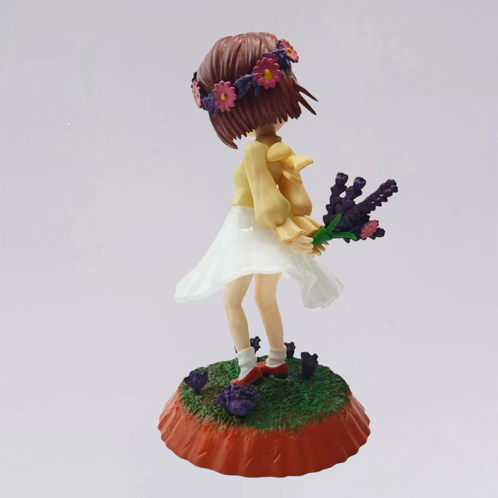 Looking back at the flower wreath, Haibara Ai Ming, Detective Conan, PVC model statues, gifts for girlfriends
