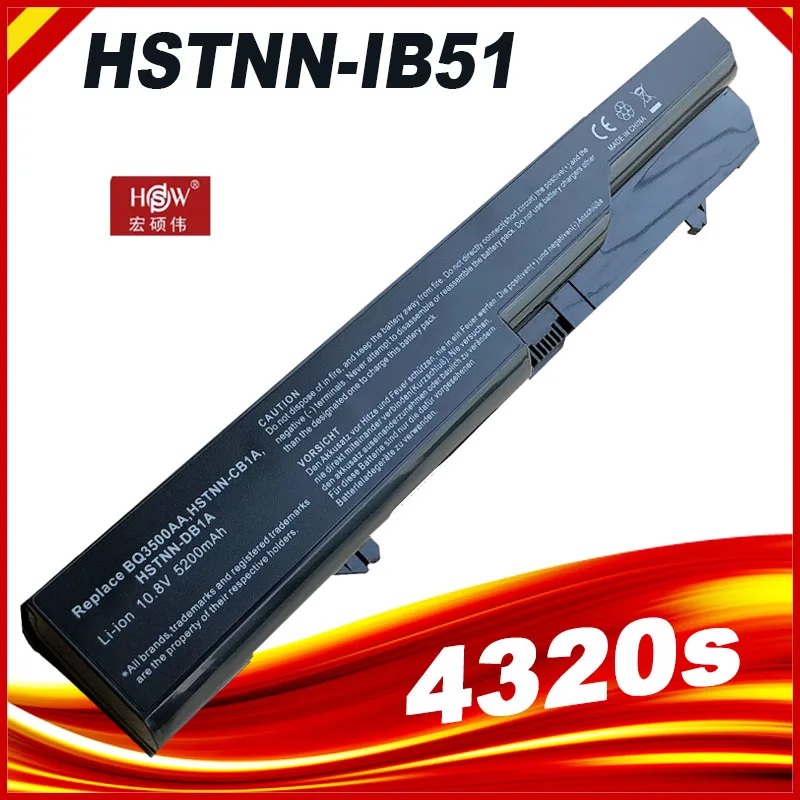 

PH06 Laptop Battery For HP 425 4320t 620 625 ProBook 4326s 4420s 4421s 4425s 4520s 4525s 4320s 4321S 4325s HSTNN-CB1A