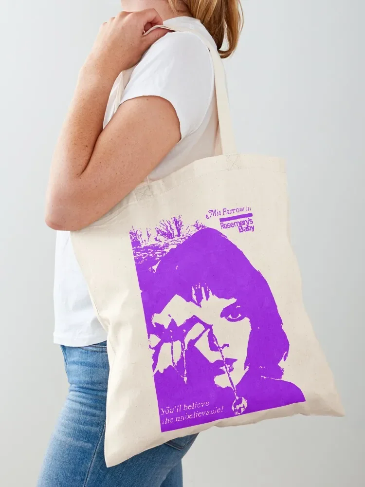 Bolso de mano para bebé de romero, bolso plegable para supermercado, bolsos de mano, bolso de mano personalizado, bolso de compras de lona para mujer