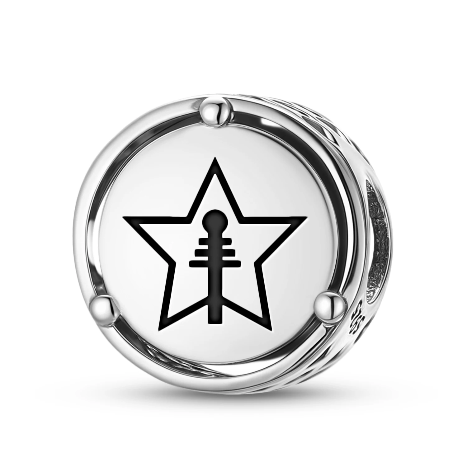 

Tarot The Hierophant 925 Sterling Silver Symbol Charm Fit Original Bracelet Diy Jewelry Accessories Family Bead