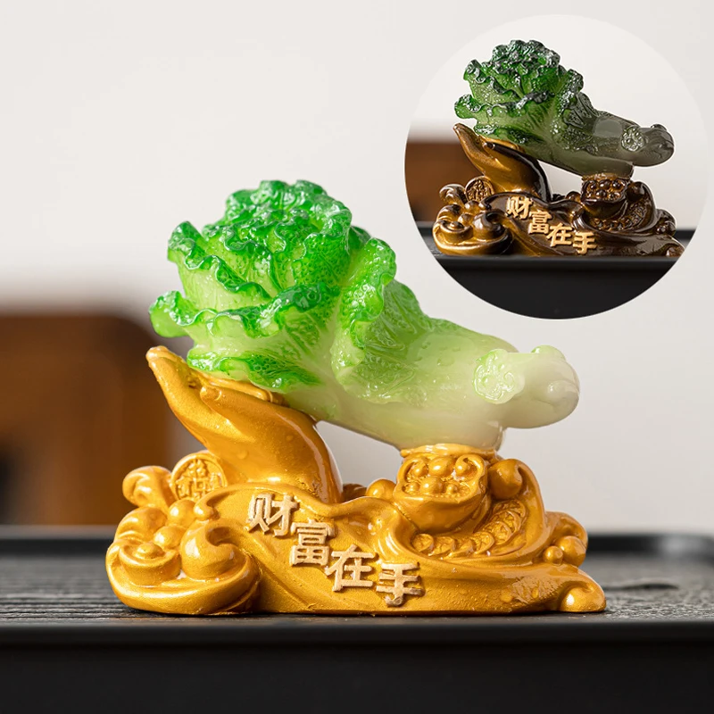 Home Creative Color-Changing Grapefruit Tea pet Garniture‌ Handmade Resin Ornament Tea Ceremony Game Financial Tea Table Gift
