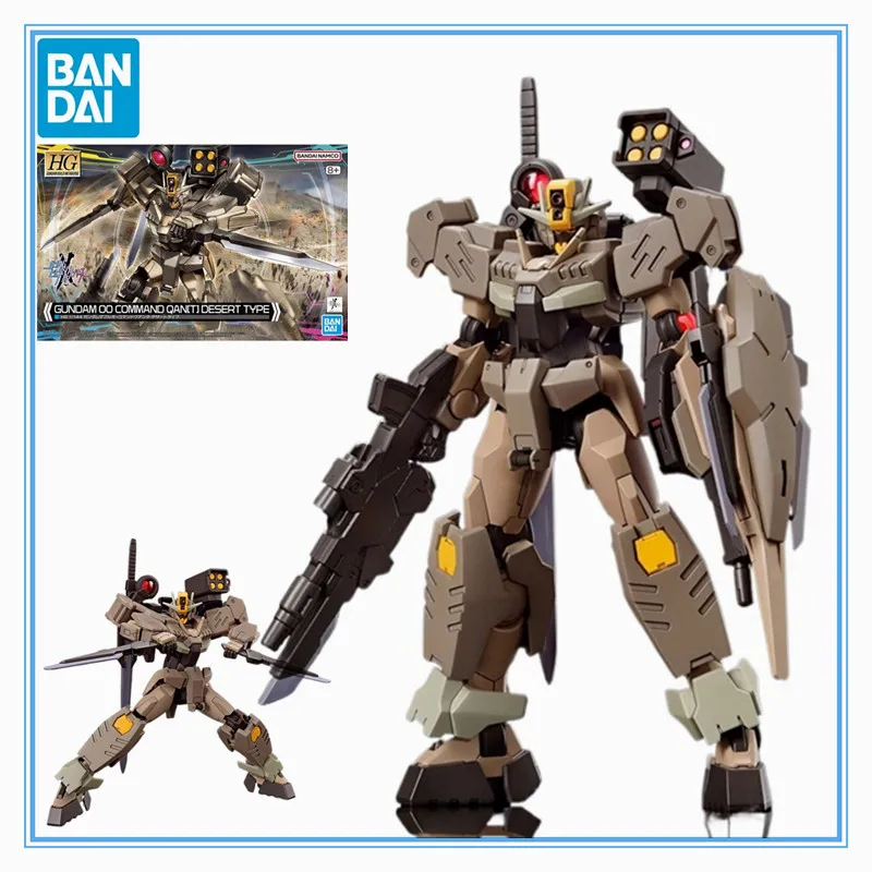 

Latest Bandai HG 1/144 00 Quantum Gundam Commander Desert Type Assembled Model Collection Toy Festival Gift for Boys and Girls