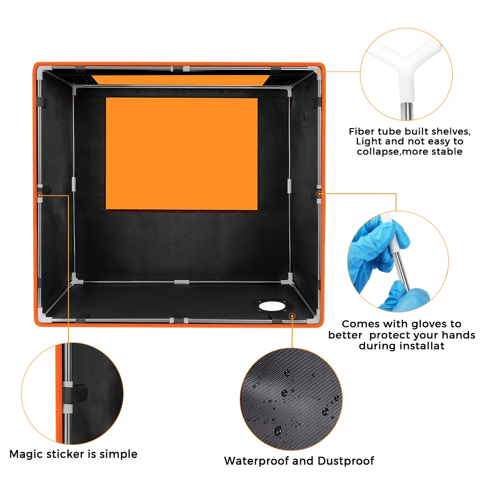 Imagem -05 - Twotrees Laser Engrave Máquina Enclosure Eye Proteção Ventilação Capa Protetora para Xtool d1 Ortur Atomstack a5 Sculpfun s9 Tts55