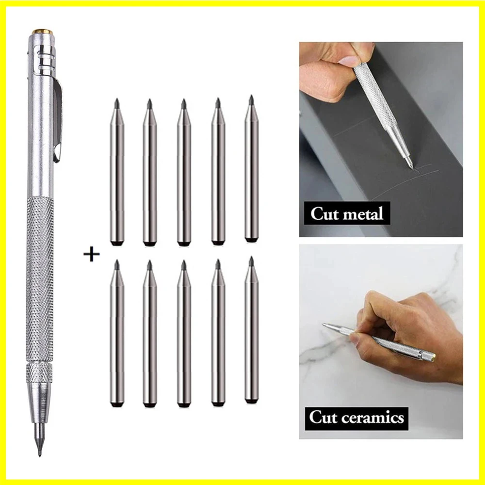 

Diamond Scribing Pen Tungsten Carbide Tip Engraving Pen Tungsten Carbide Nib Stylus Pen For Glass Ceramic Metal Hand Tool