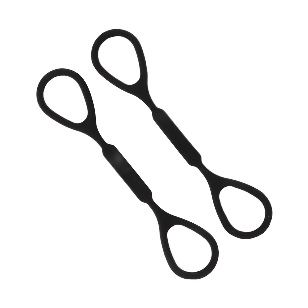 5pcs Silicone ​Trumpet Slide Stopper​ ​Elastic Rings​ ​Universal Fit​ ​Trumpet Accessory​ Secure Stability​ Black