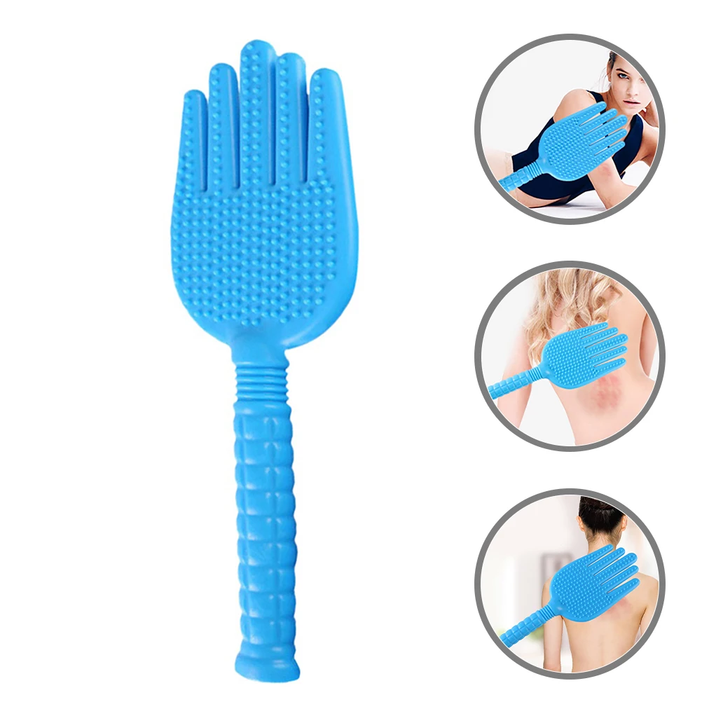 

Hand Shape Massage Hammer Pat Stick Therapy Knock Acupoint Massager Durable Silicone Blood Circulation Relief Fatigue Portable