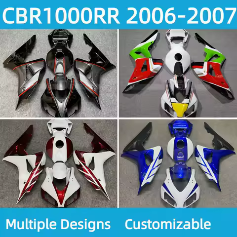 CBR 1000RR 2006 2007 Fairings for HONDA CBR1000RR 06 07 Complete Motorcycle Plastic Component Fairing Kit