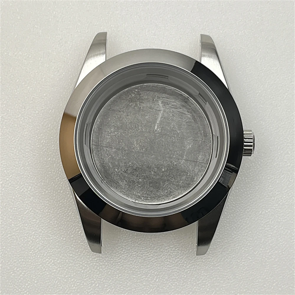 36mm Couple Sapphire Waterproof Glass Steel Case For NH35A/NH36/4R35A/4R36A Movement Watch Mod Pats