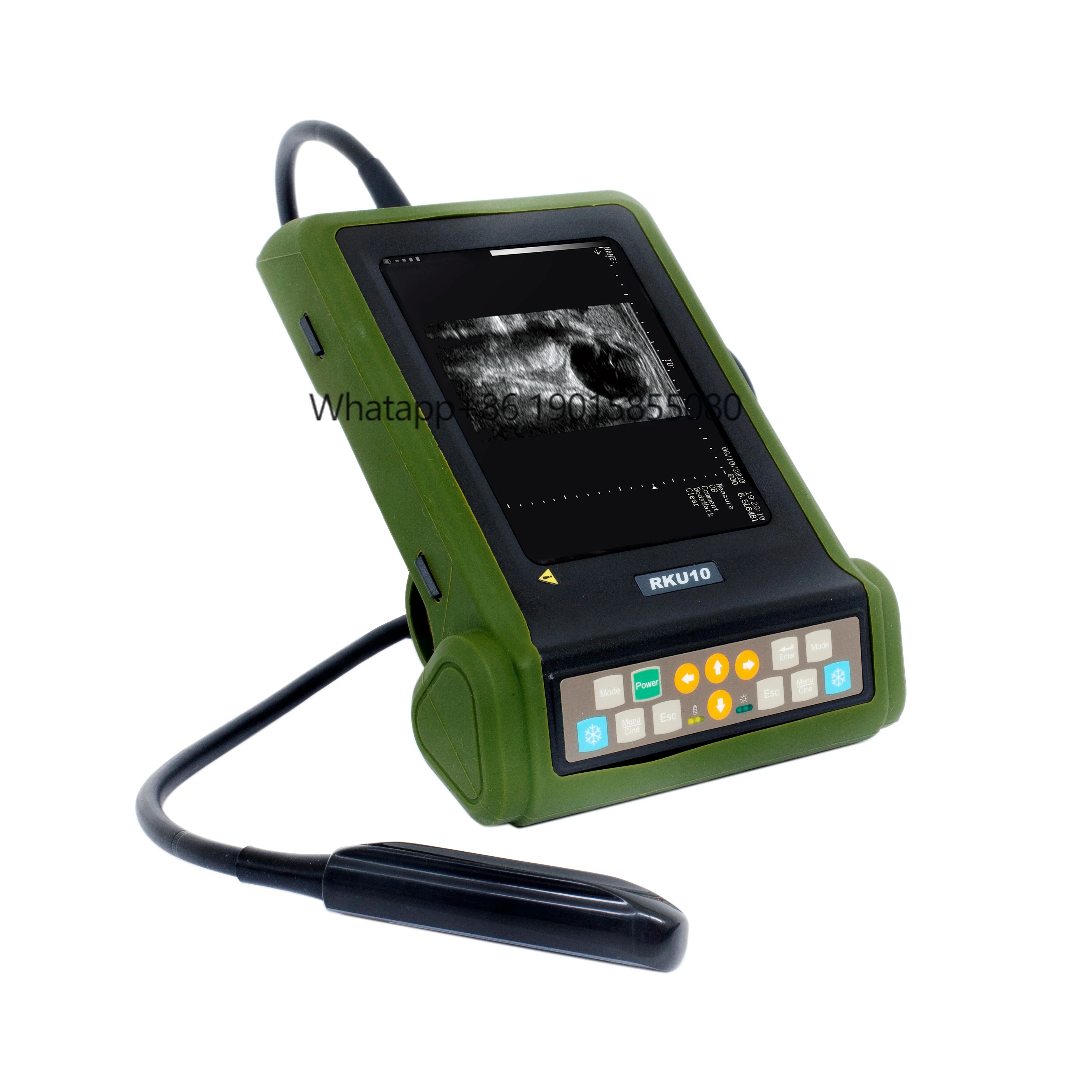 Portable Handheld Vet Ultrasound RKU10 with Linear Rectal Probe Cheap Price for Equine and Cattle Use