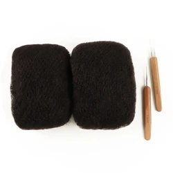Afro Kinky Curly Human Hair Bulk For Braiding 100% Human Hair Dreadlock Extensions 1 Bundle 30g/pc Brazilian Remy Braids Hair