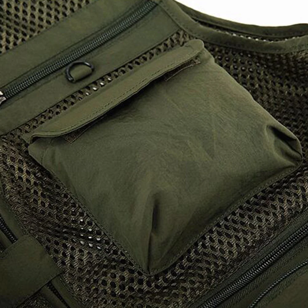 

Multi-pocket Vest Men Breathable Fish Pockets Rucking for Fly Fishing Outdoor Climbing Multiple