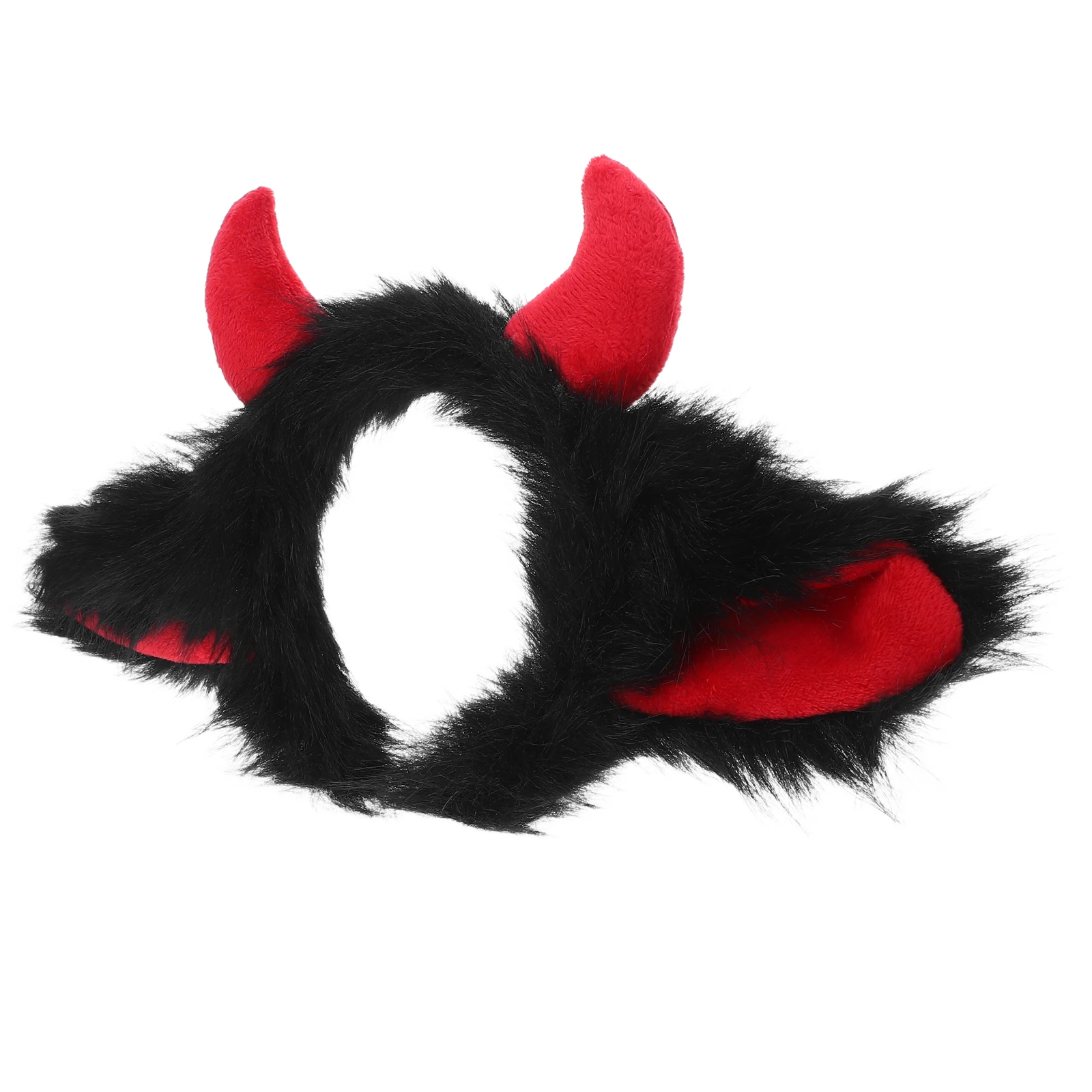

Yak Ear Head Hoop Black Horns Cosplay Headband Cow Demon Halloween Child Lightweight Universal Fit Party Costume Goth Horn