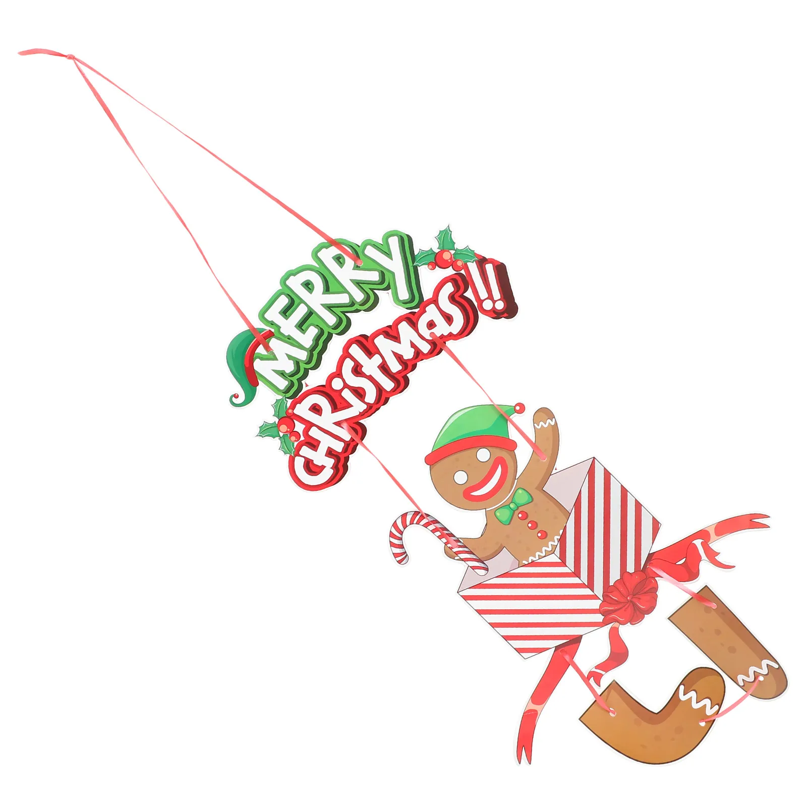 

Gingerbread Man Christmas Door Hanging Decoration Home Party Xmas naments Holiday Pendants Tree Decors Indoor Festive Atmosphere