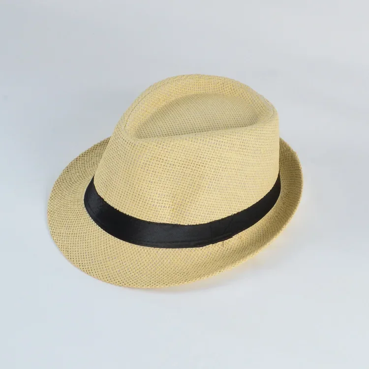 

Men's Summer Panama Jazz Hat - Outdoor Casual Fedora for Street Dance, Fashionable & Versatile for Teens & Adults