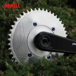 PASS QUEST SPRILL AXS X110BCD 3mm offset (4-bolt AERO) Round Narrow Wide Chainring Bicycle Accessories