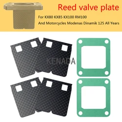 Carbon Fiber VForce Replacement Reed Valve Plate and Gasket For KX80 KX85 KX100 V384A Vforce3